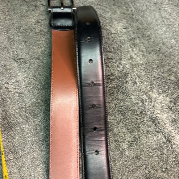 THE ORIGINAL PENGUIN MEN’S LEATHER BELT SIZE 34 - Picture 4 of 4